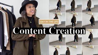 Day in the Life of a Personal Stylist Content Creation