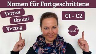 Wichtige Nomen für Fortgeschrittene Deutsch C1- C2