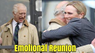 King Charles Niece Zara Tindall Breaks Royal Protocol During Emotional Reunion