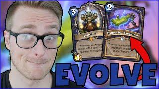 EXPLOSIVE EVOLUTION NEW Evolve Shaman is SO GOOD  Descent of Dragons  Wild Hearthstone