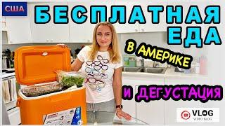 Бесплатная еда в Америке Дегустация продуктов  Помощь и поддержка населения  США Флорида Влог