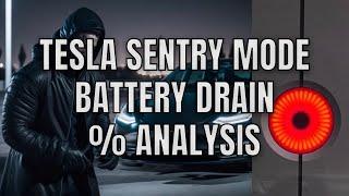 2023 Tesla Model 3 Sentry Mode Power Usage LFP Battery Drain in 1 week