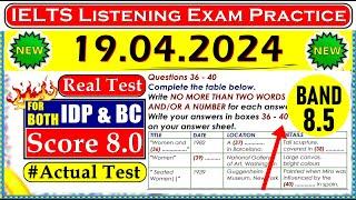 IELTS LISTENING PRACTICE TEST 2024 WITH ANSWERS  19.04.2024