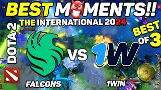 LOSER IS OUT - Falcons vs 1WIN - HIGHLIGHTS - The International 2024  Dota 2