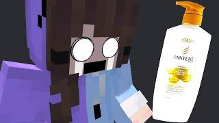 I SWALLOWED SHAMPOO  minecraft animation meme