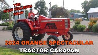 Allis Chalmers Show 2024 Orange Spectacular Tractor Caravan