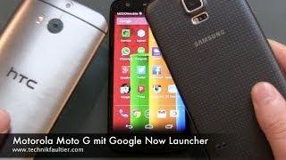 Motorola Moto G mit Google Now Launcher