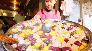 STRANGE Street Food in Jiufen Taiwan 九份 SUPER CHEWY Taiwanese Street Food tour + STINKY TOFU