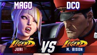 SF6 ▰ MAGO Juri vs DCQ M.Bison ▰ High Level Gameplay