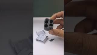 3D Printed Battery Holder -  Slide to Unveil Power #satisfying #diy #3dprinting