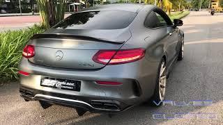 Mercedes-AMG C63 S Coupe w ARMYTRIX Valvetronic Exhaust By RS Auto Aggressive Sounds