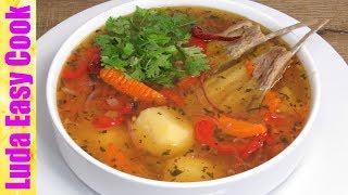 АРОМАТНАЯ ШУРПА УЗБЕКСКАЯ КУХНЯ ВКУСНЕЙШИЙ ГУСТОЙ СУП НА ОБЕД Shurpa Lamb Vegetable Soup Recipe