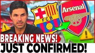  BREAKING ARSENAL MAKES SHOCKING £50 MILLION OFFER FOR BARCELONA STAR