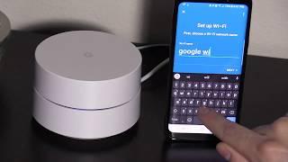 HOW TO CONNECT AND SETUP GOOGLE WiFi WITH APP INTERNET SPEED RESULTS