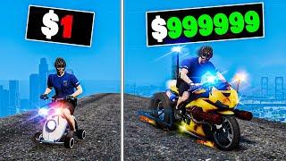 $1 to $1000000 Police Bike in GTA 5