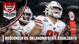 Guaranteed Rate Bowl Wisconsin Badgers vs. Oklahoma State Cowboys  Full Game Highlights