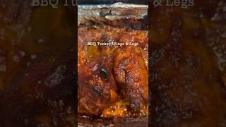 BBQ Honey Turkey Wings  Delicious BBQ Turkey Wings #turkeywings #bbq