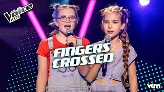 Nina & Fien - Fingers Crossed  Blind Auditions  The Voice Kids  VTM
