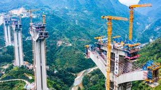 Biggest Bridge Construction Process - Modern Heavy Duty Bridge Equipment - Mega Bridge Technology