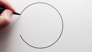 How to Draw a Perfect Circle Freehand Narrated Step by Step