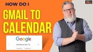 How to turn an Email into a Calendar Event