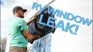 RV Window Leak Fix  DIY Easy RV Window Reseal