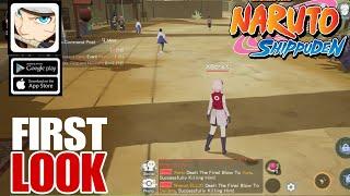 Naruto Shippuden Gameplay MMORPG  Open World For AndroidiOS 2024  Alpha Test 