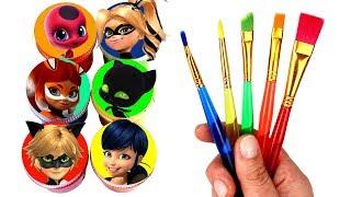 Miraculous Ladybug 2 Drawing & Painting Rena Rouge Marinette Queen Bee Cat Noir Tikki Plagg Toys