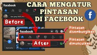 CARA MENGATUR PINTASAN DI FACEBOOK  TAMPILAN BILAH PINTASAN