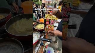 Korean Noodles on streets of Mumbai️ #shorts #streetfood #bts