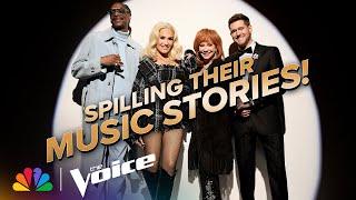 Bublé Gwen Reba and Snoop Get Emotional and Connect  Behind the Mic  The Voice