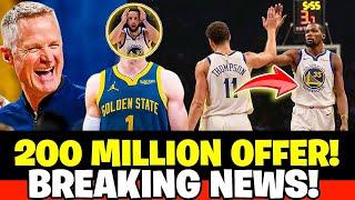 URGENT MESSAGE FROM KEVIN DURANT 200 MILLION OFFER SUSPENDED GOLDEN STATE WARRIORS NEWS