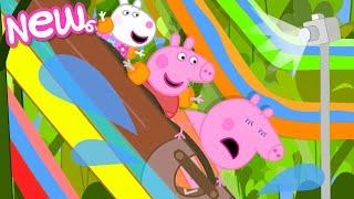Peppa Pig Tales  Super Soggy Water Slide Ride  BRAND NEW Peppa Pig Episodes