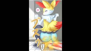 Braixen lets loose in serenas face