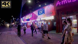 Great Yarmouth Arcade Strip England  Night Walking Tour