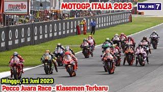 Hasil Full Race Motogp italia 2023  Pecco Juara Race MotoGP italia 2023  Hasil MotoGP Hari ini