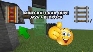 Minecraft Rail Dupe 1.19- Java & Bedrock