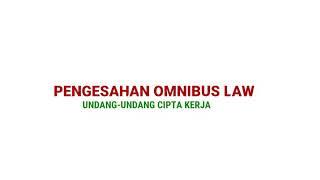 RAPAT PENGESAHAN OMNIBUS LAW RUU CIPTA KERJA  #MOSITIDAKPERCAYA