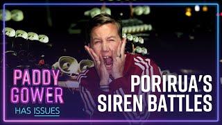 Porirua Mayor joins in siren battle  Paddy Gower Has Issues