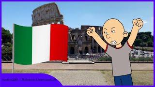 Classic Caillou Misbehaves on the Trip to ItalyGrounded