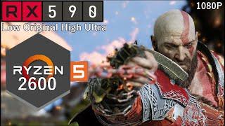 God Of War Rx 590  Ryzen 5 2600  All Graphic Settings  1080p