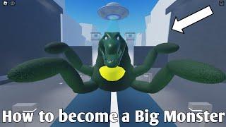 How to become a Big Monster during a UFO Attack - Roblox
