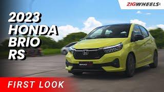 2023 Honda Brio RS First Look  Zigwheels.Ph