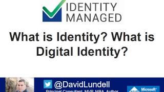 What is Identity? Digital Identity?