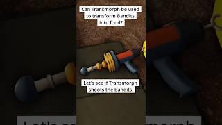 Dusty Trip Can Transmorph be used to Transform Bandits into Food #shorts #roblox #adustytrip
