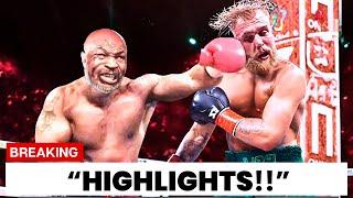 Live Mike Tyson VS Jake Paul BRUTAL KNOCKOUT RECAP 2024  Netflix Highlights 1