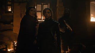 Arya and Melisandre  What do we say to the God of Death?