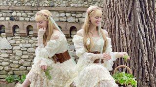 Scarborough Fair Full Version - Harp Twins Camille and Kennerly