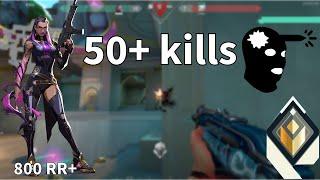 50 Kills against VCT Champions Reyna Radiant VOD 