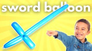 How To Make An Easy Balloon Sword for Beginners - Basic Sword Balloon #balloonsword #swordballoon